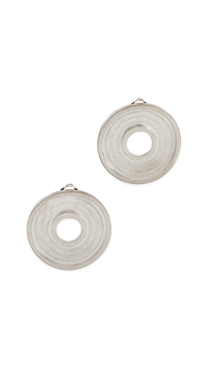 Marni Metal Circle Earrings