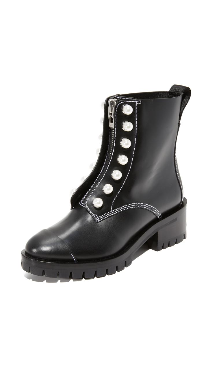 3 1 Phillip Lim Hayett Lug Sole Pearl Boots