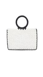 Caterina Bertini Woven Tote Bag With Structured Handles