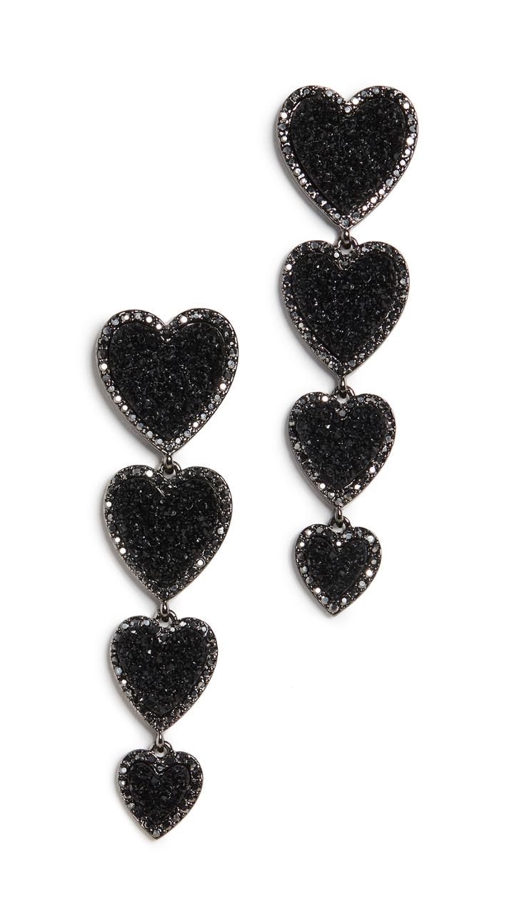 Baublebar Heart Druzy Drop Earrings
