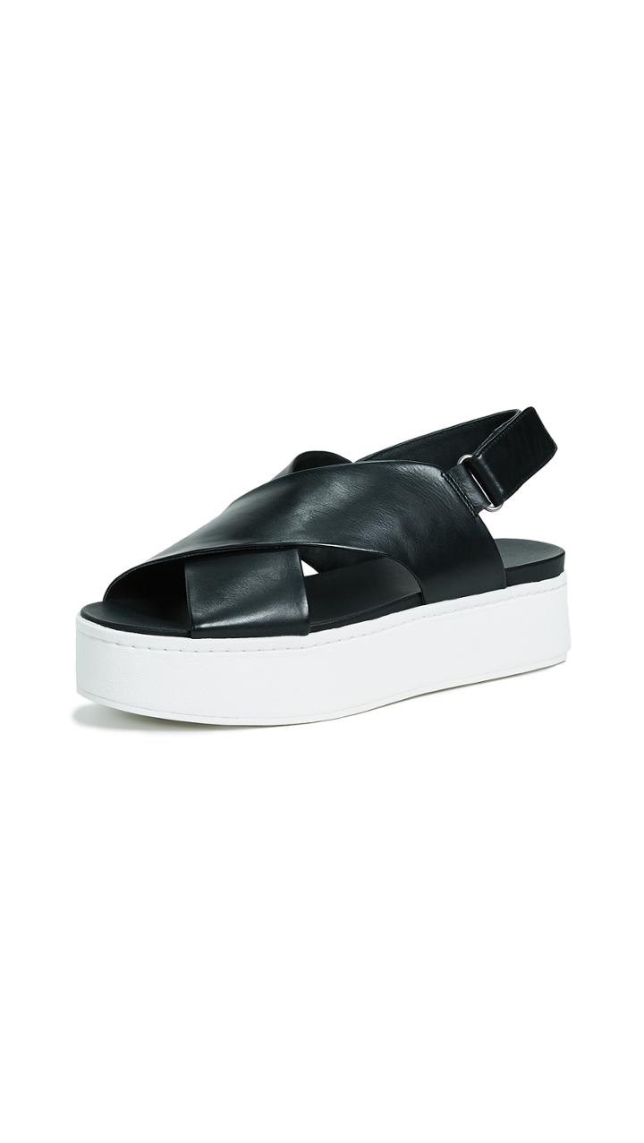 Vince Weslan Crisscross Flatform Sandals