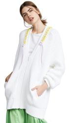 Tibi Zip Up Cardigan