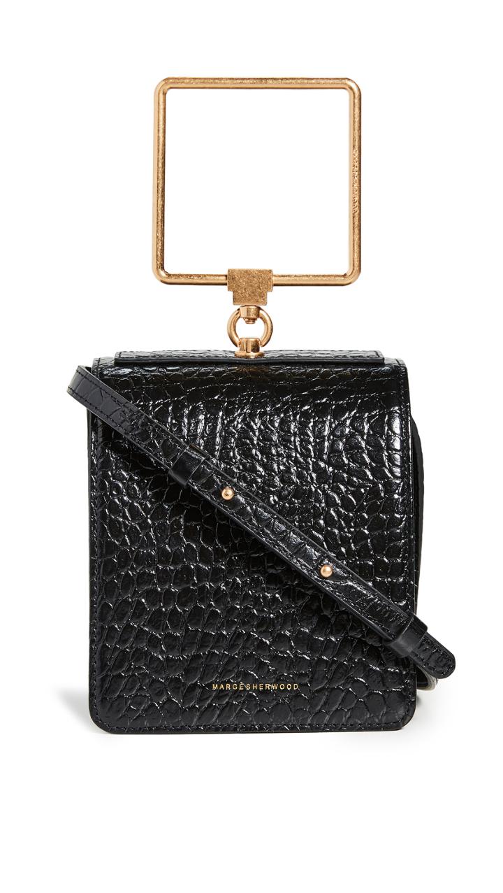 Marge Sherwood Pump Bag With Metal Handle