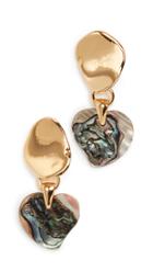 Lizzie Fortunato Abalone Heart Earrings