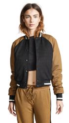 Twenty Tees Kent Crepe Varsity Jacket