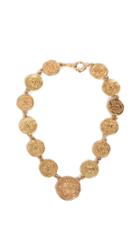 What Goes Around Comes Around Chanel Gold Cc Coin Necklace