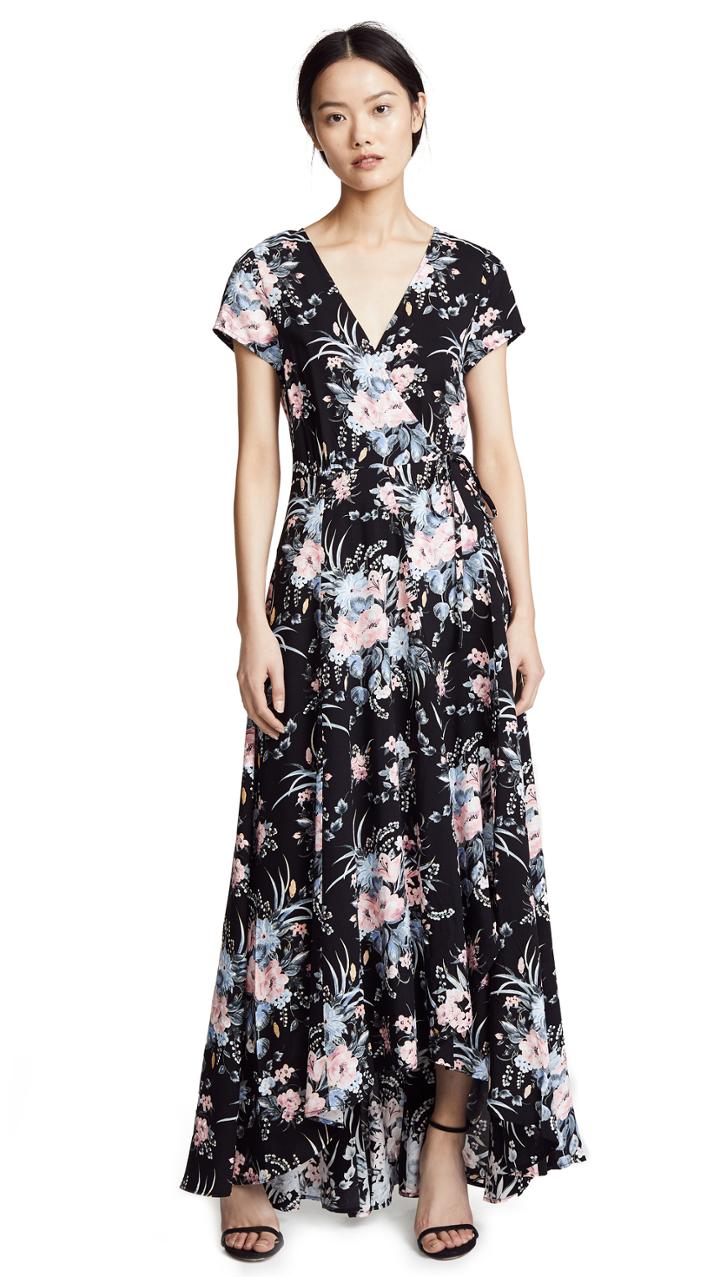 One By Auguste One By Scarlett Wrap Maxi Dress