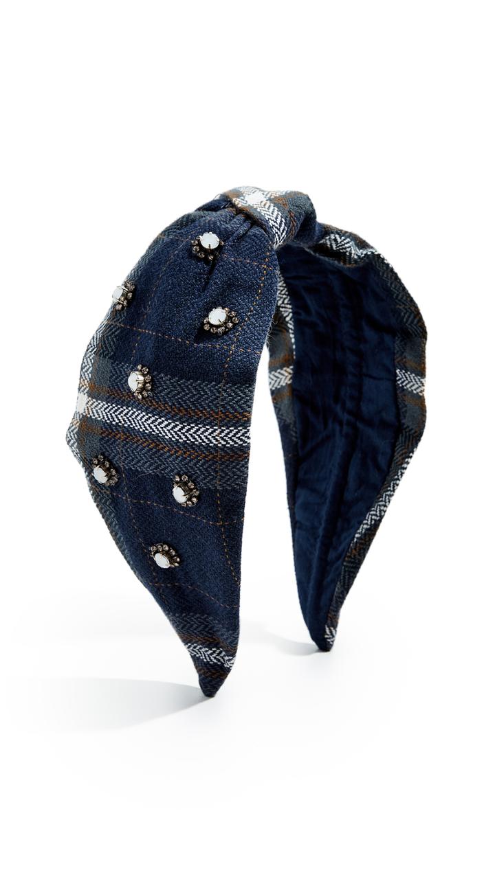 Namjosh Blue Plaid Headband