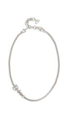 What Goes Around Comes Around Dior Silver Choker