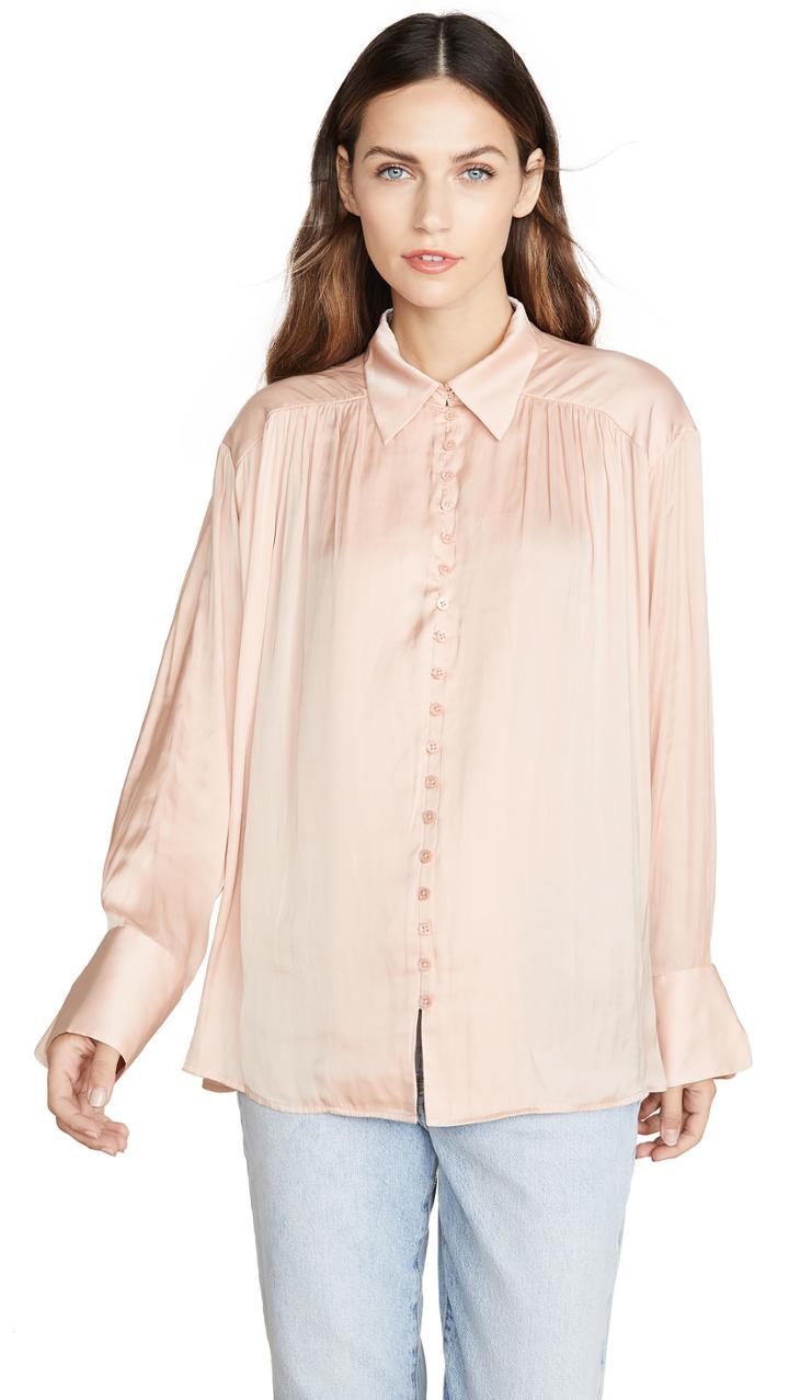 Zadig Voltaire Trent Satin Top