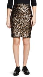 Alice Olivia Ramos Sequin Fitted Skirt