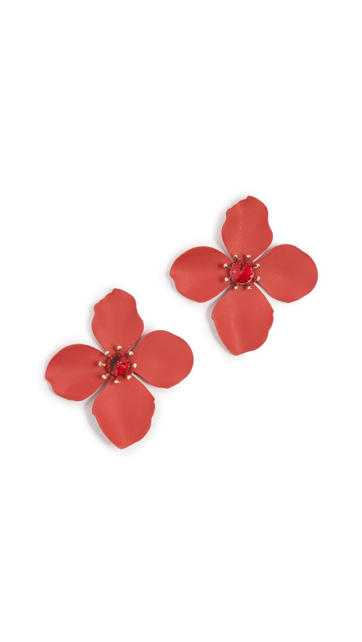 Shashi Large Flower Stud Earrings