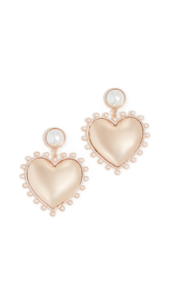 Baublebar Amalia Heart Drop Earrings