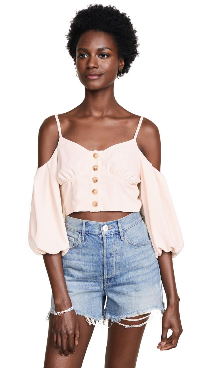 J O A Puff Sleeve Blouse