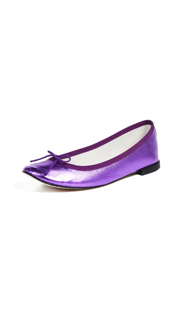 Repetto Cendrillon Metallic Ballerinas