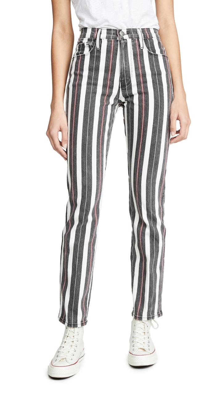 Frame Le Sylvie Band Stripe Jeans