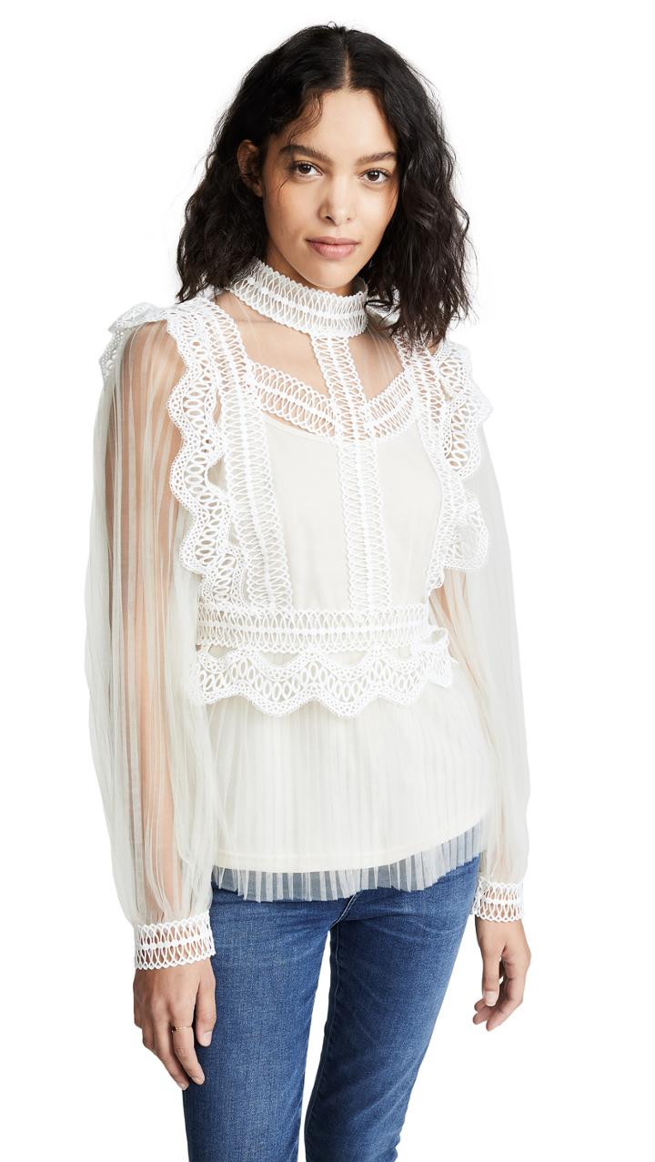 Endless Rose Lace And Mesh Top