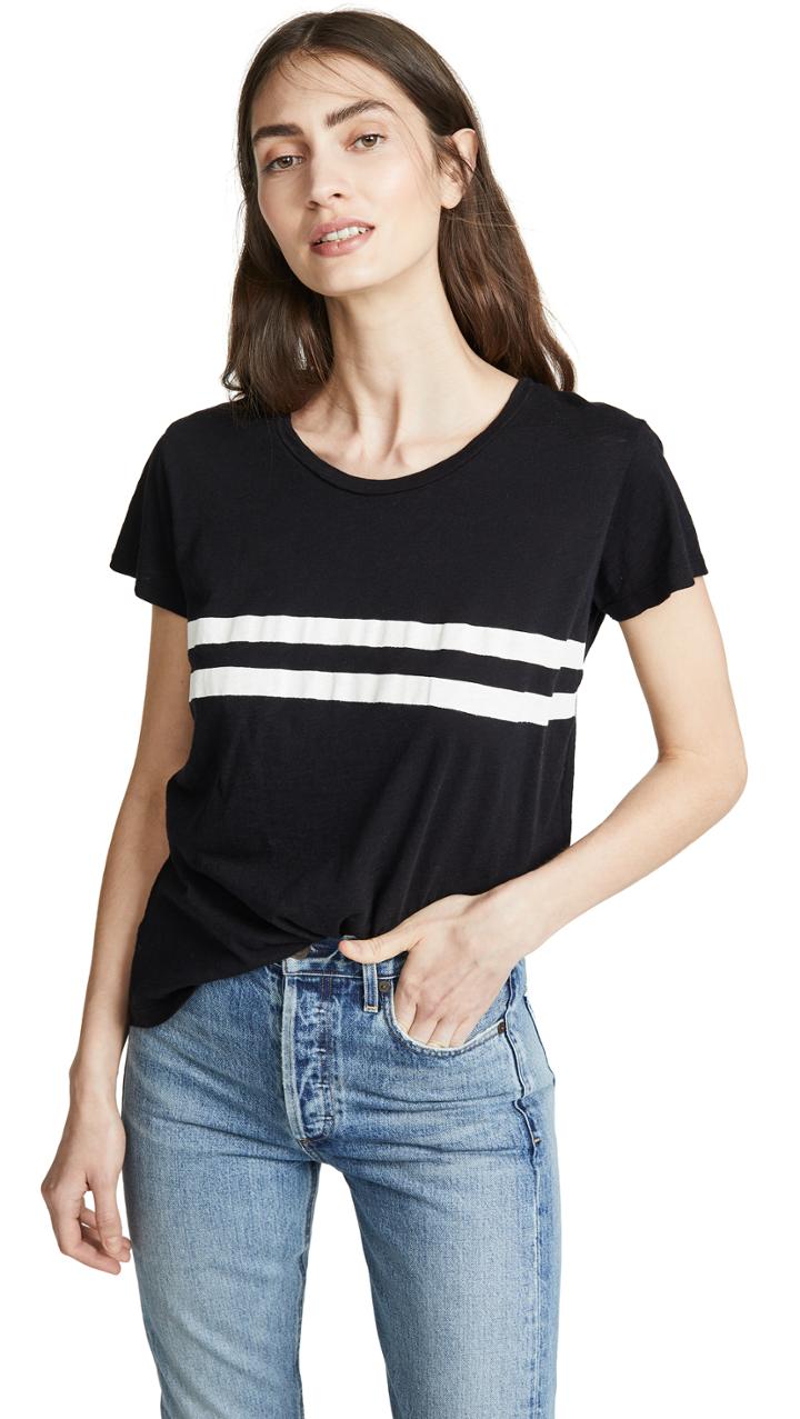 Sundry Stripe Vintage Tee