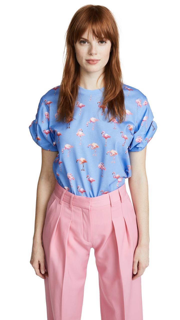 Victoria Victoria Beckham Knot Sleeve Tee