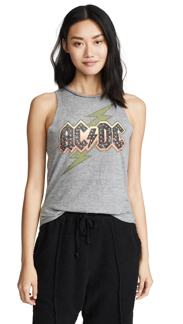 Chaser Ac Dc Faded Bolt Tank