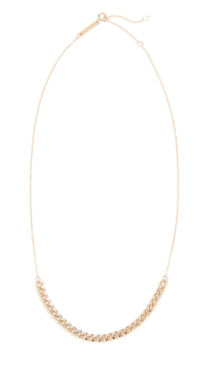 Zoe Chicco 14k Gold Curb Chain Necklace