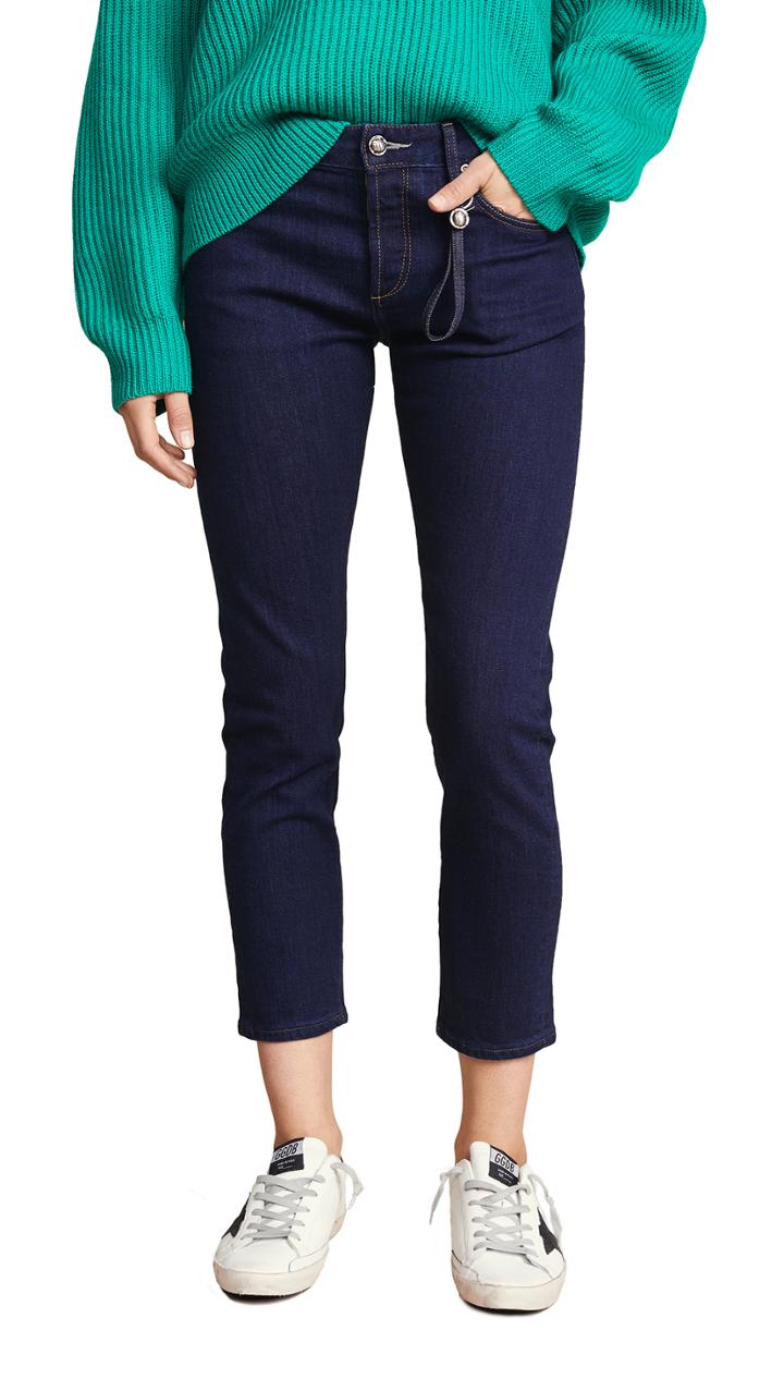 Tortoise Artifact Collection Savanna Cropped Slim Straight Jeans