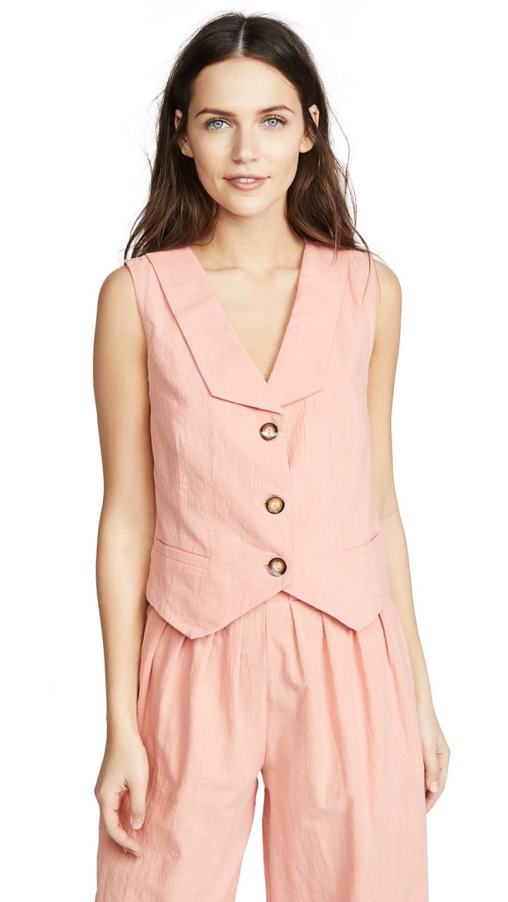 Moon River Vest Blouse