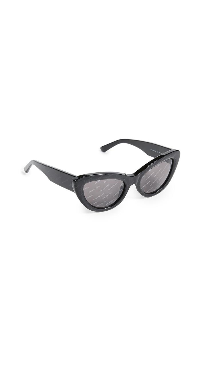 Balenciaga Bold Cat Eye Logo Sunglasses