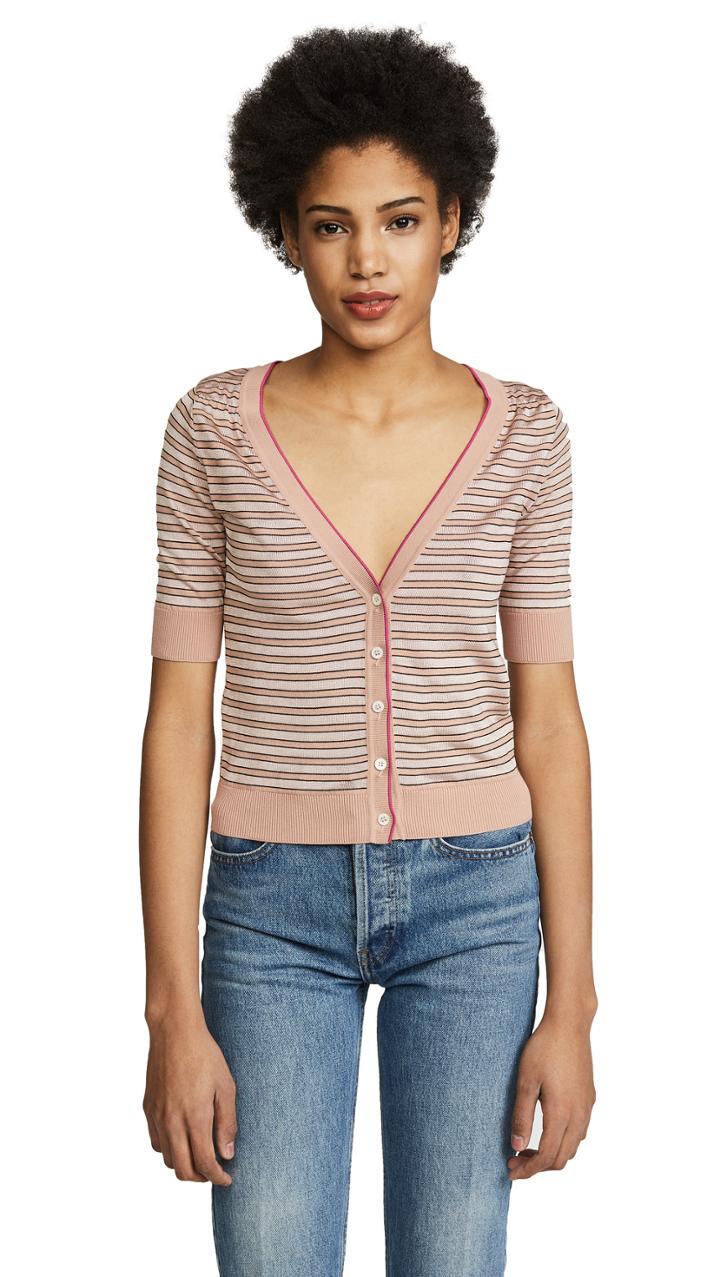 No 21 Striped Cardigan