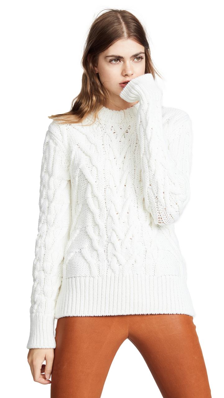 Nina Ricci Cable Knit Sweater