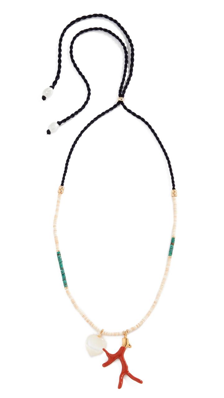 Lizzie Fortunato Simple Reef Charm Necklace