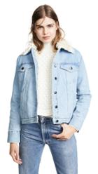 Frame Curly Faux Shearling Jacket