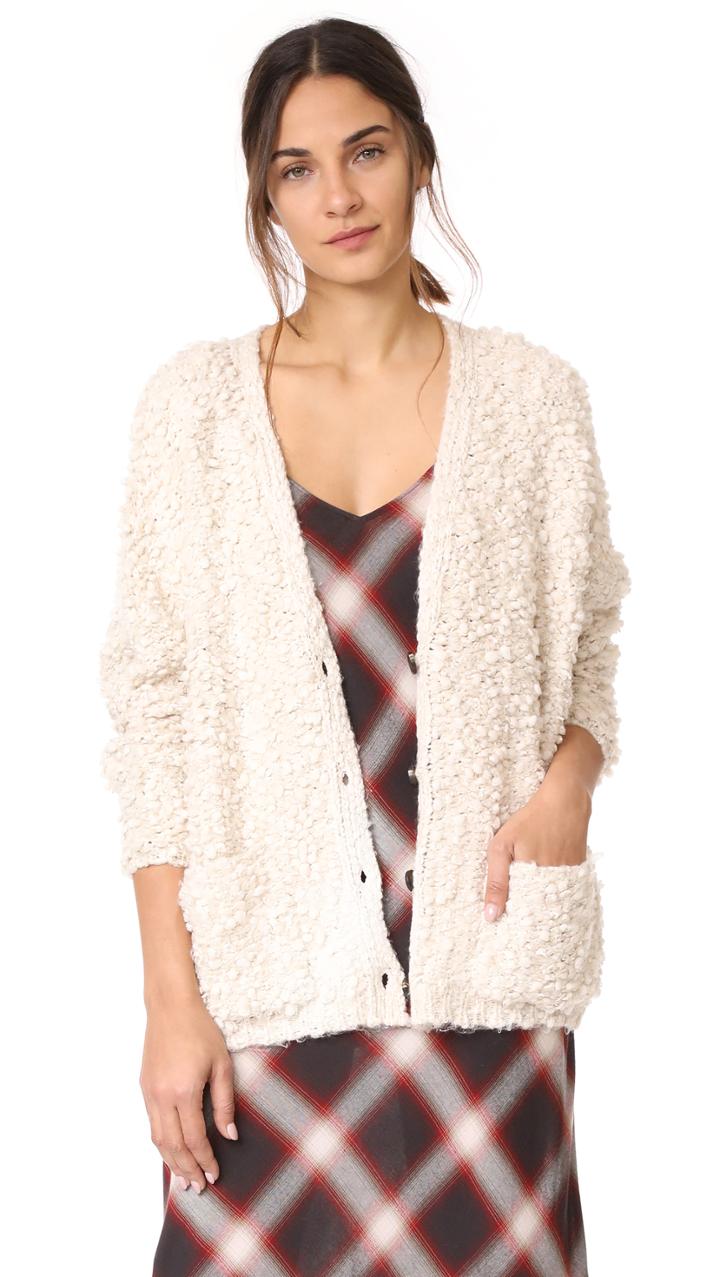 Line Dot Manette Cardigan