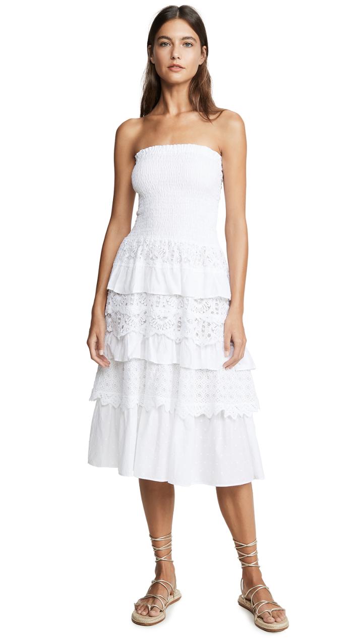 Temptation Positano Strapless Tiered Dress