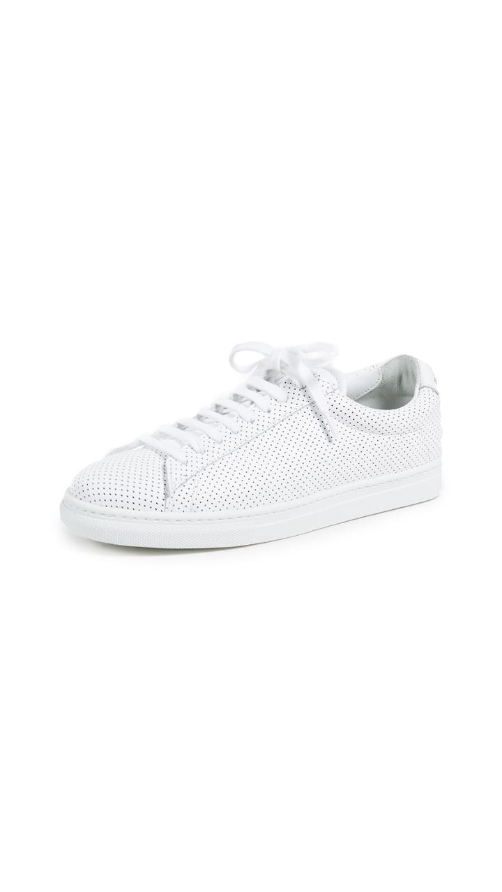 Zespa Perforated Laceup Sneakers