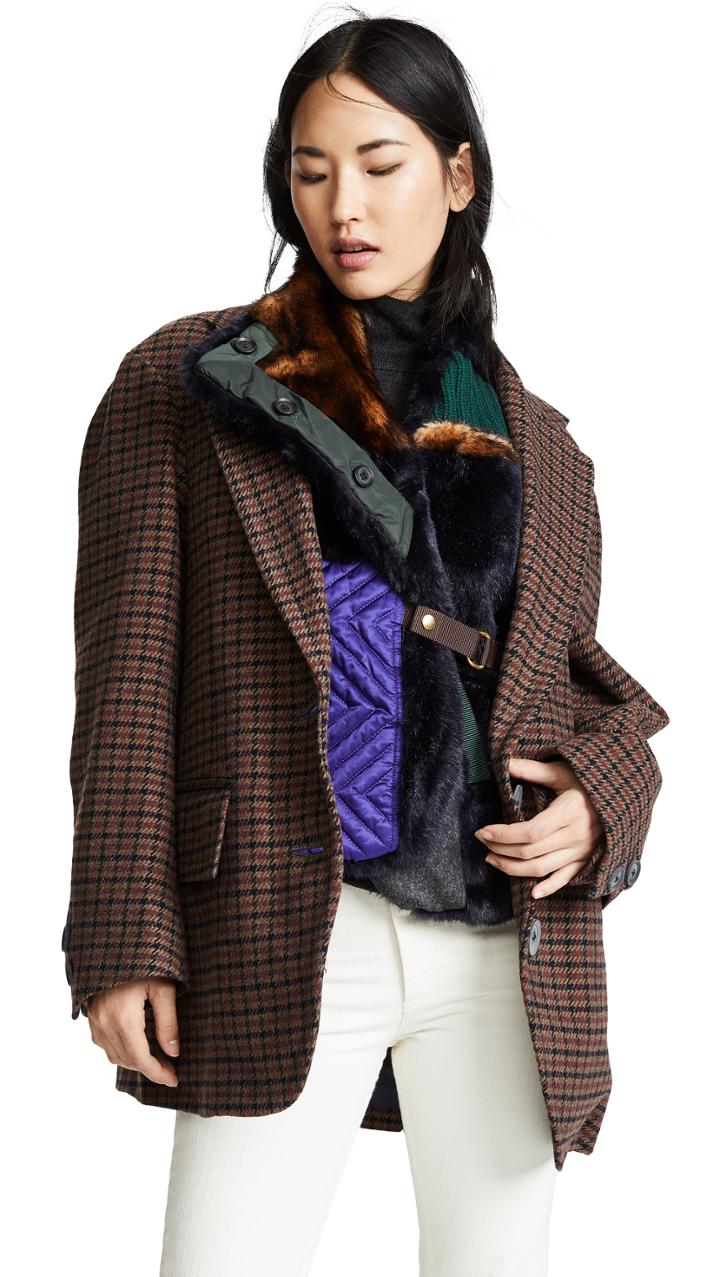 Kolor Plaid Blazer