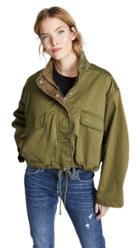 Current Elliott The Cropped Infantry Jacket