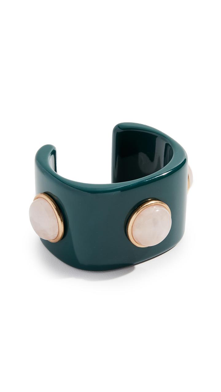 Tory Burch Studded Stone Cuff
