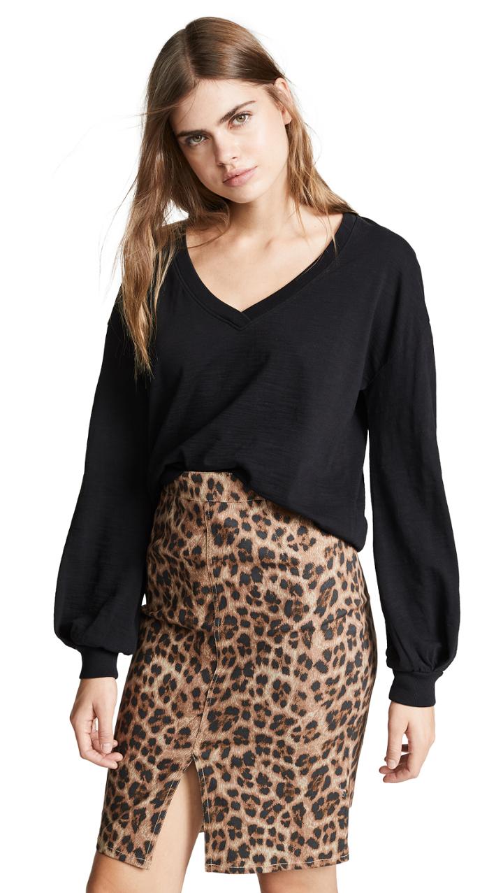 Nation Ltd Willa Bishop Sleeve Pullover