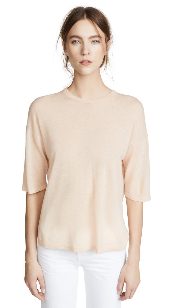 Theory Cashmere Boyfriend Tee Sweater
