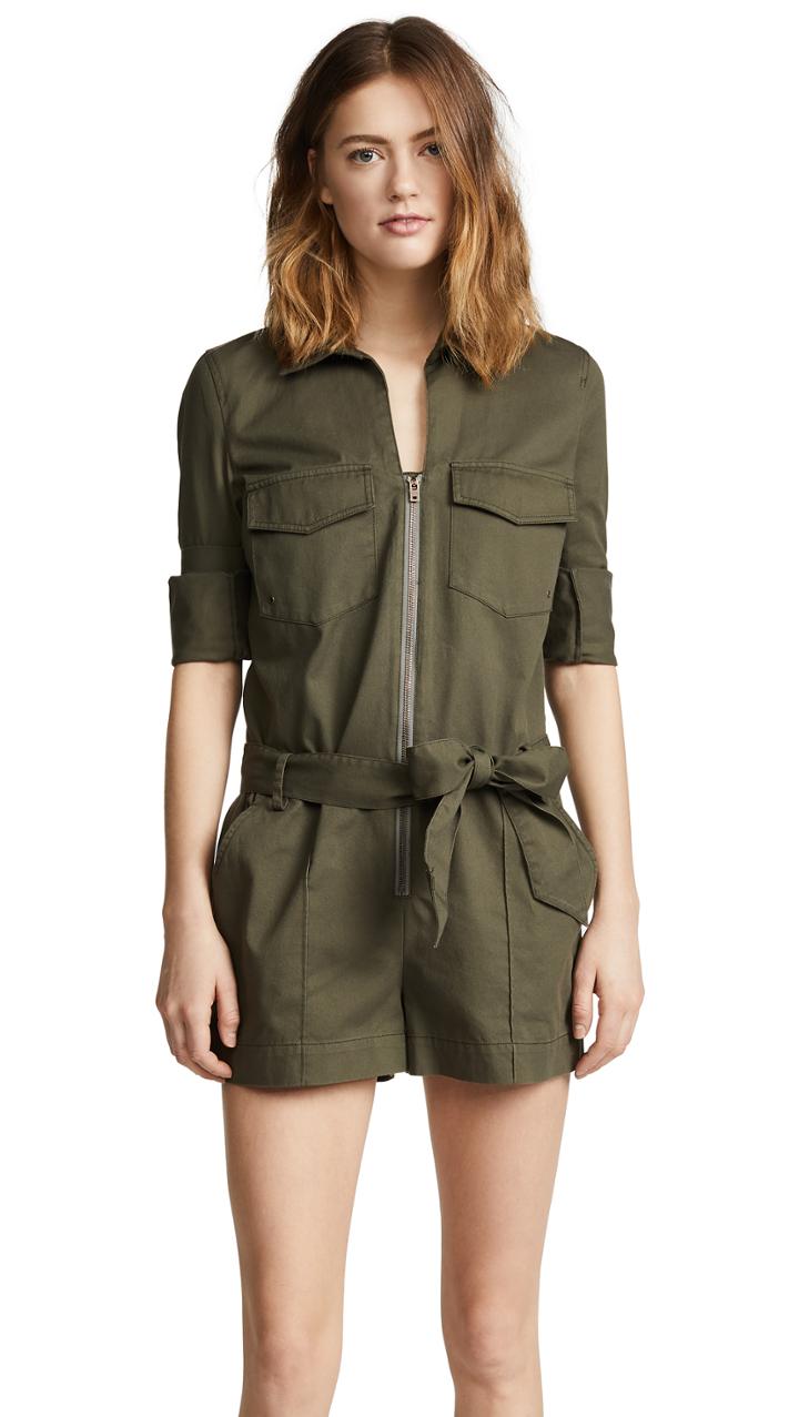 Veronica Beard Jean Raquel Romper
