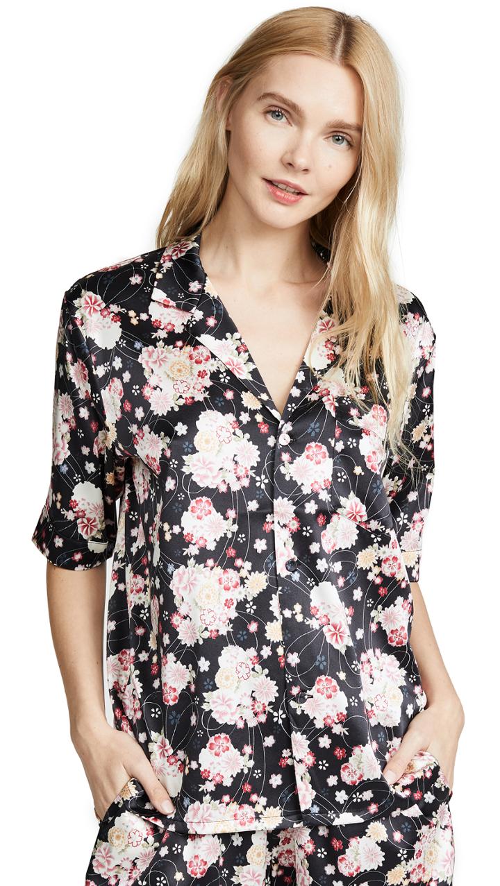 Shopbop.com 6397 Short Sleeve Pj Top