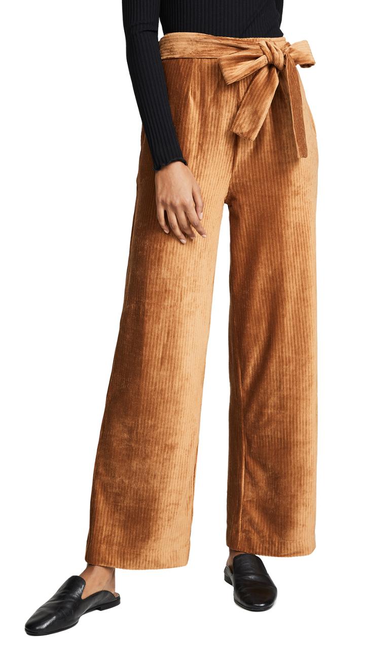 Moon River Corduroy High Waist Trousers