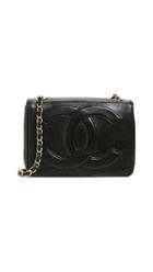 What Goes Around Comes Around Chanel Black Flap Mini Bag