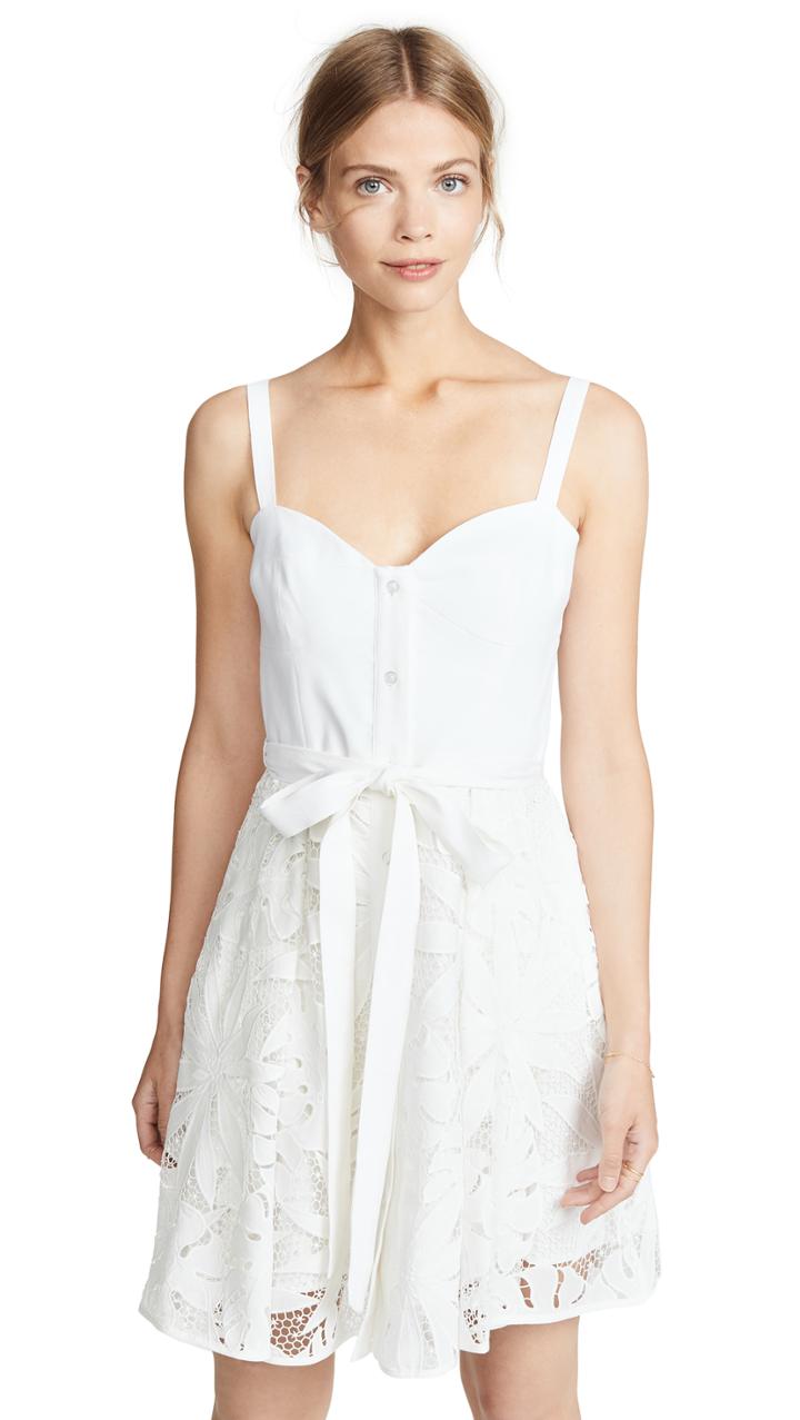 Milly Bustier Mini Dress