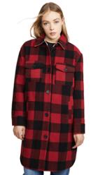 Avec Les Filles Buffalo Plaid Wool Shirt Jacket