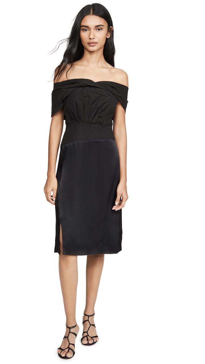 3 1 Phillip Lim Side Shoulder Mini Dress