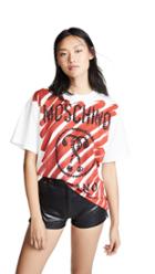 Moschino Oversize Scribble Logo T Shirt