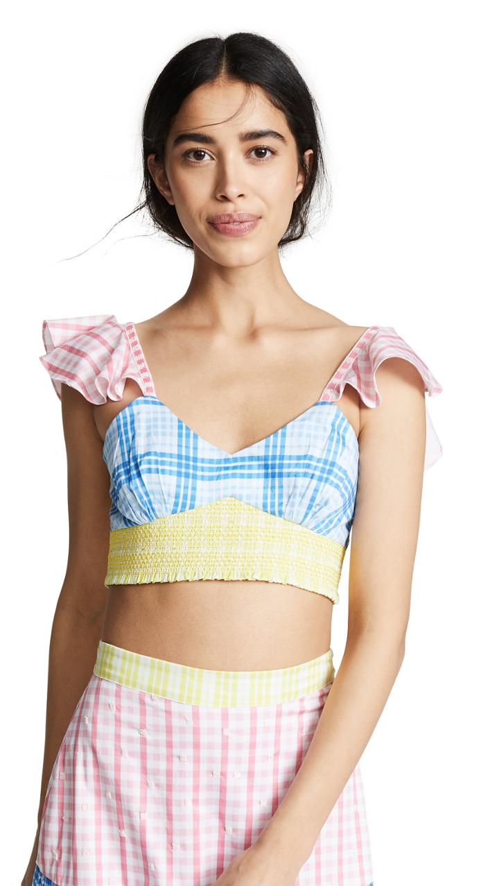 Rococo Sand Camellia Bustier