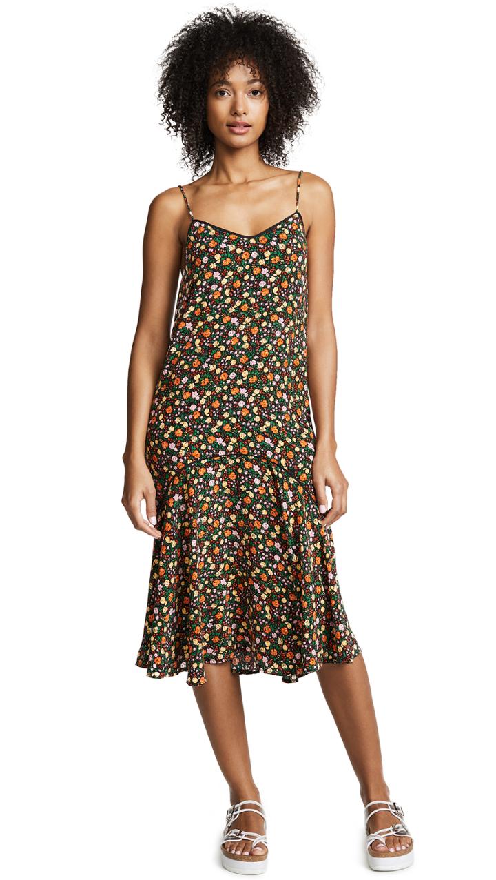 Ganni Printed Kimono Dress